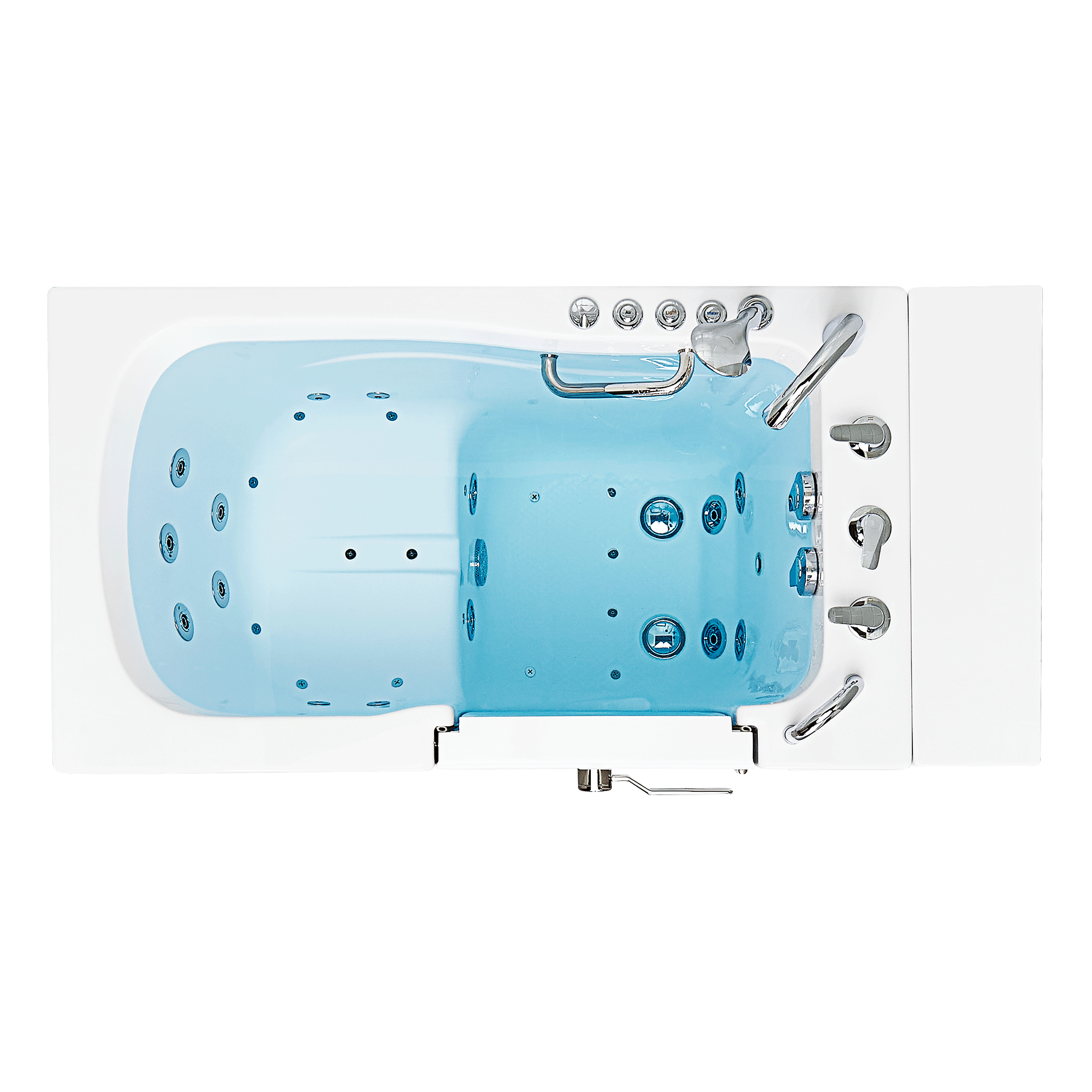 outswing acrylic walk in tub